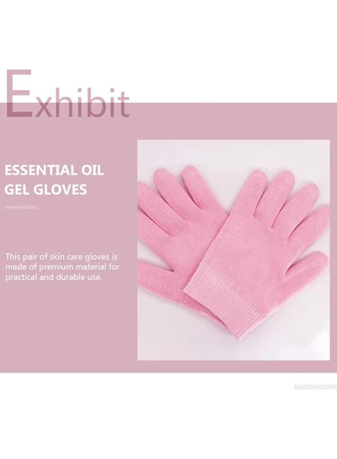 طقم 4 قطع قفازات وجوارب سيليكون جل – متعدد الألوان - Image 2